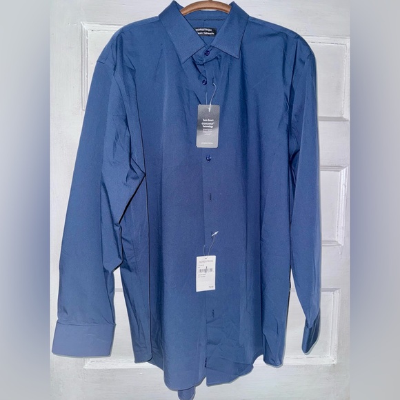 Nordstrom Navy Dress Shirt - Picture 2 of 7